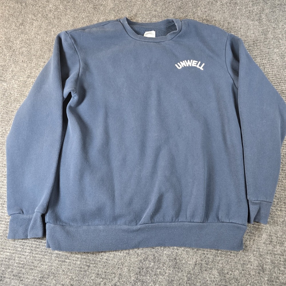 Unwell‎ Blue Crew Neck Sweatshirt XL In Good Company